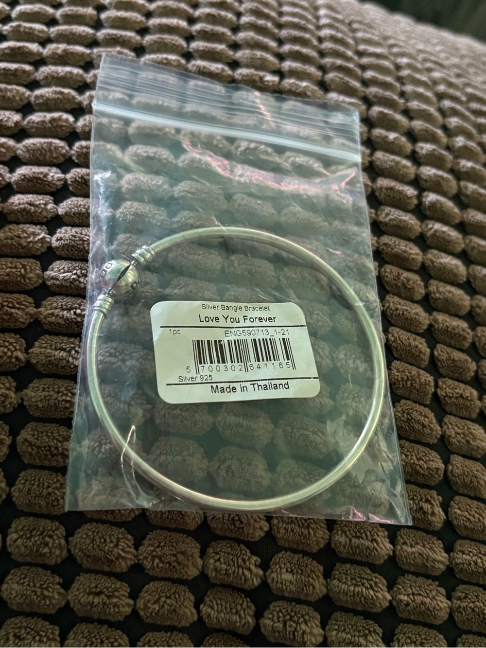 Pandora Silver Bangle